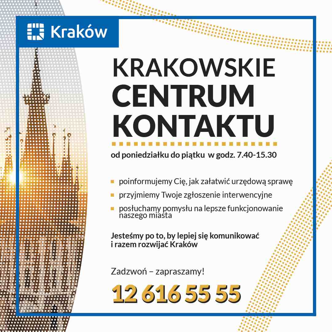 plakat Krakowskie Centrum Kontaktu