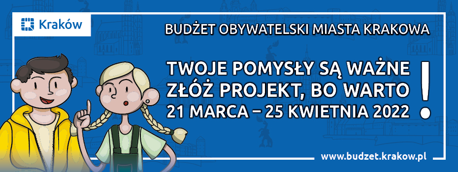 plakat budżetu obywatelskiego z roku 2022