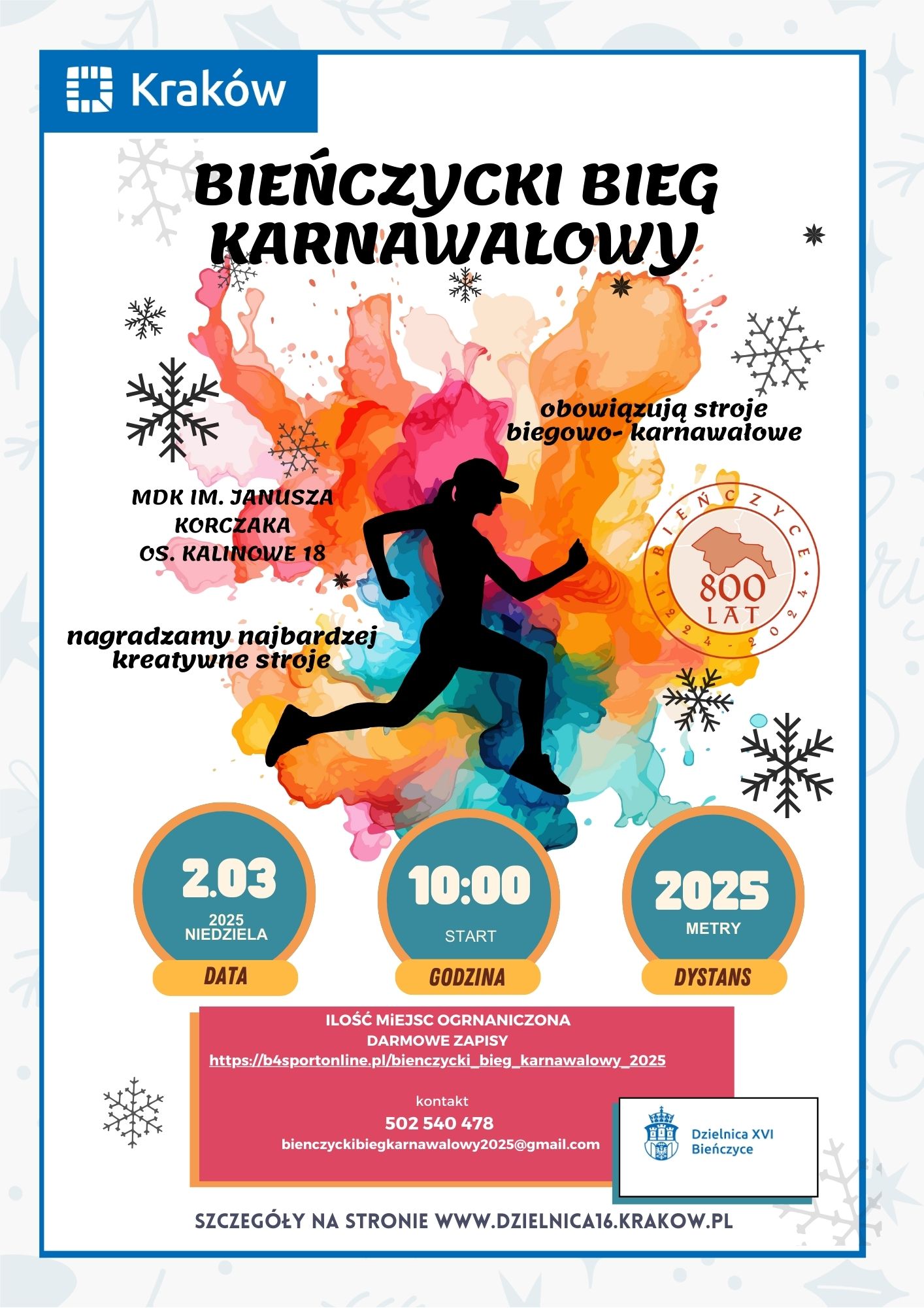 Bieńczycki Bieg Karnawałowy 2025