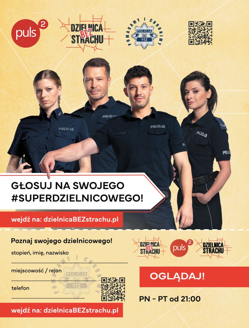 Plakat akcji Super Dzielnicowy 2025