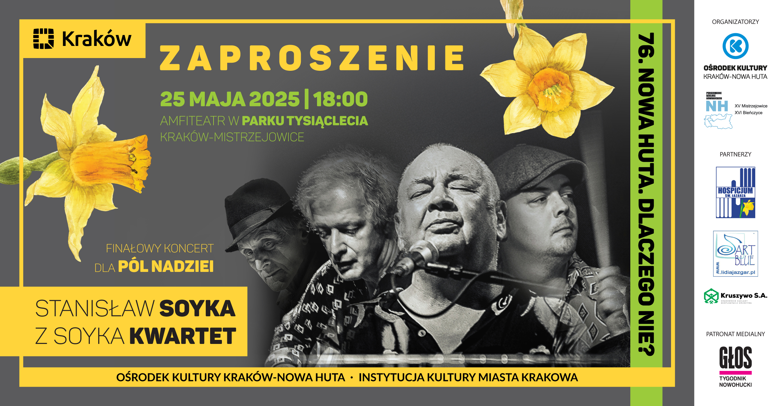 plakat koncertu Stanisława Sojki