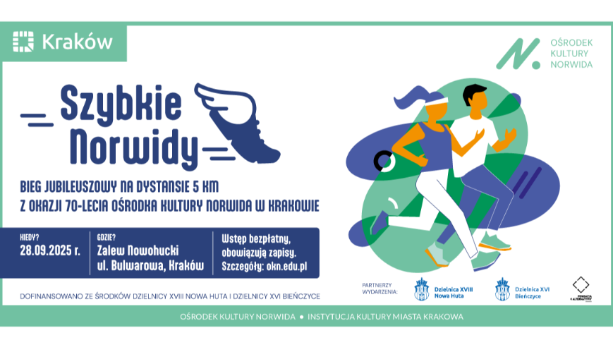 SZYBKIE NORWIDY - BIEG JUBILEUSZOWY NA DYSTANSIE 5 KILOMETRÓW
