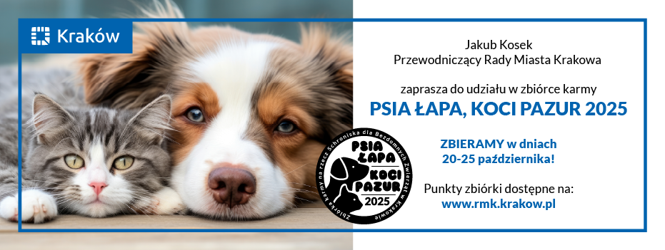 plakat akcji: psia łapa - koci pazur