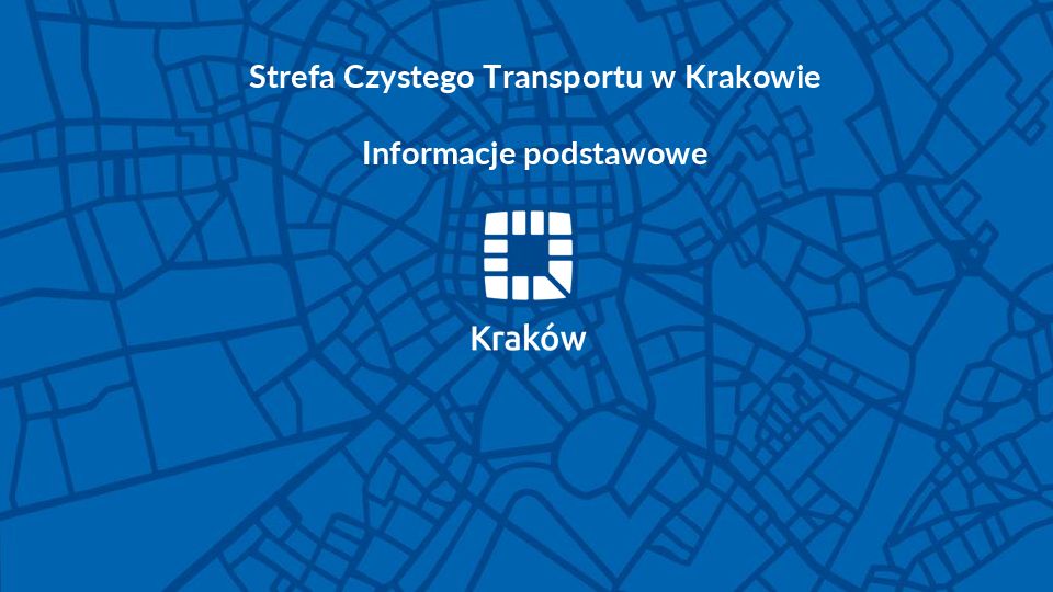 Plakat strefy czystego transportu