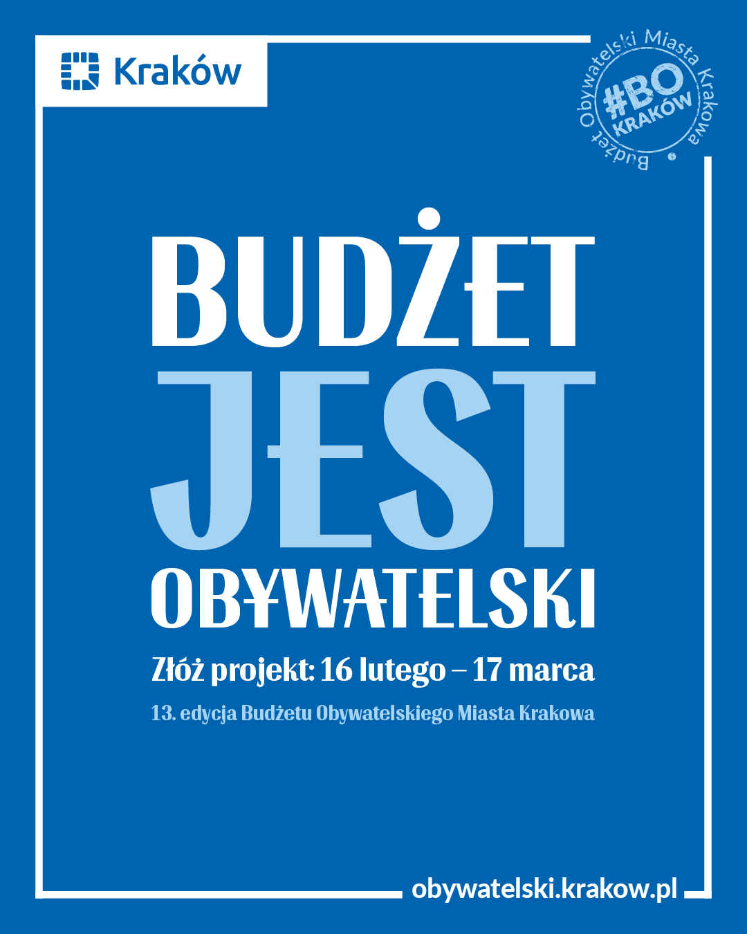 Plakat budżetu obywatelskiego 2026