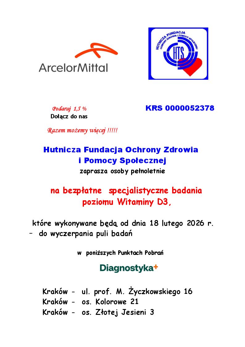 plakat badania witaminy D3