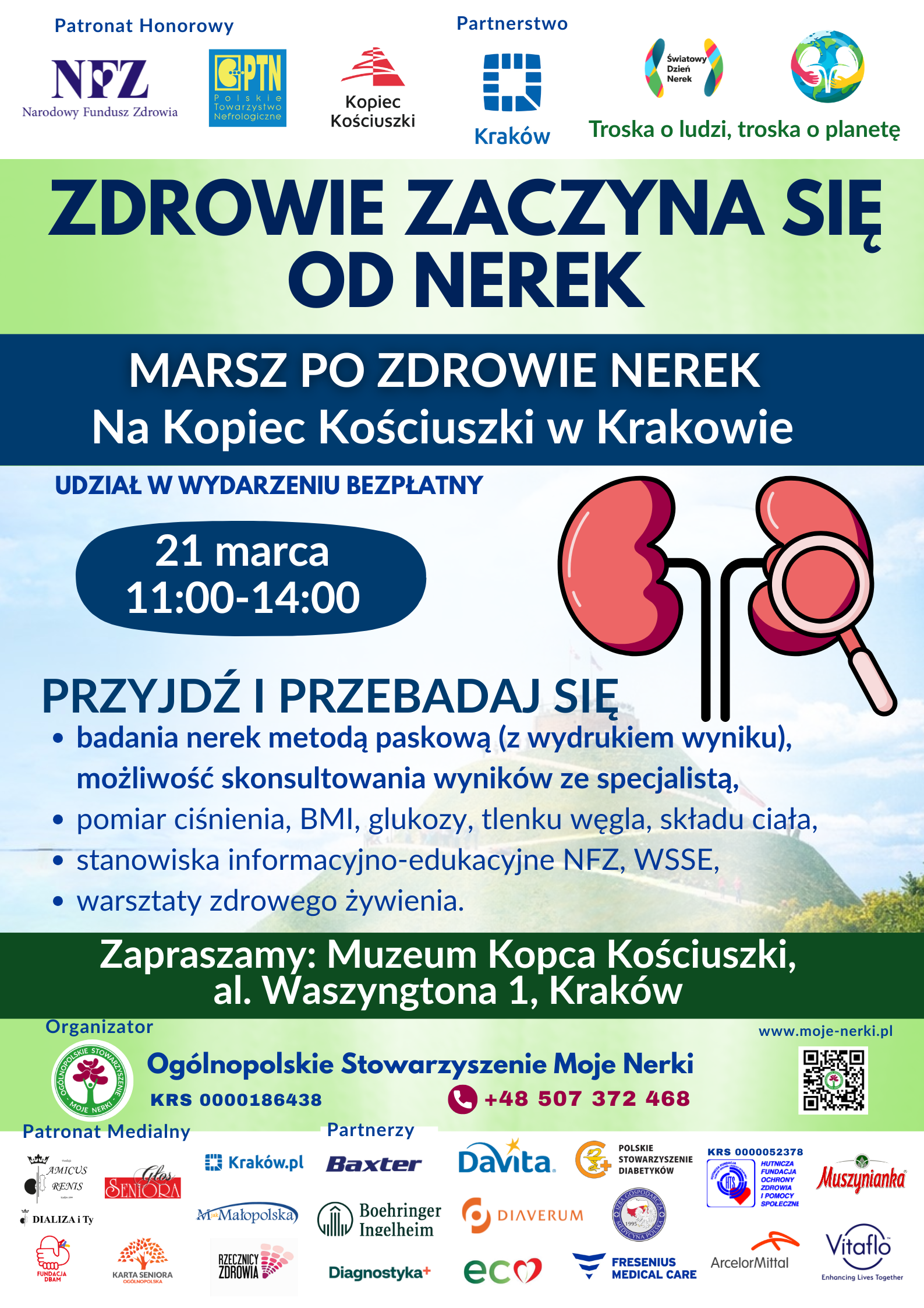 Plakat Zdrowie Nerek Dla Wszystkich-2 część akcji