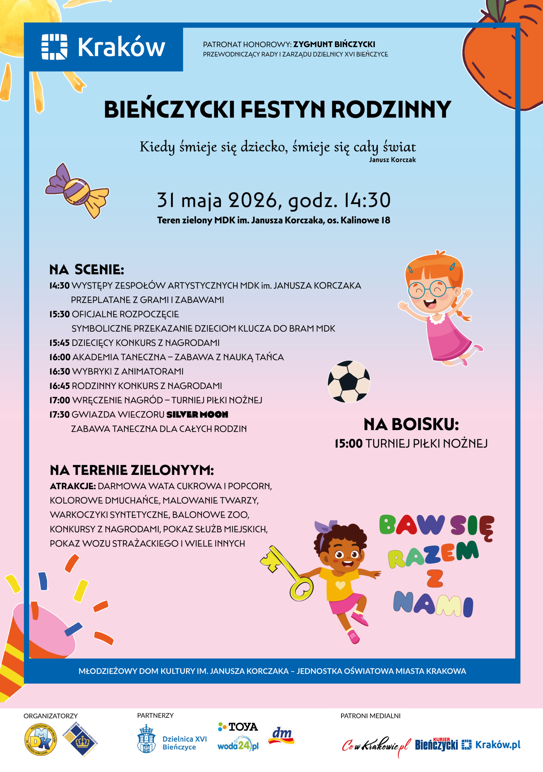 Plakat Dzień Dziecka w Bieńczycach