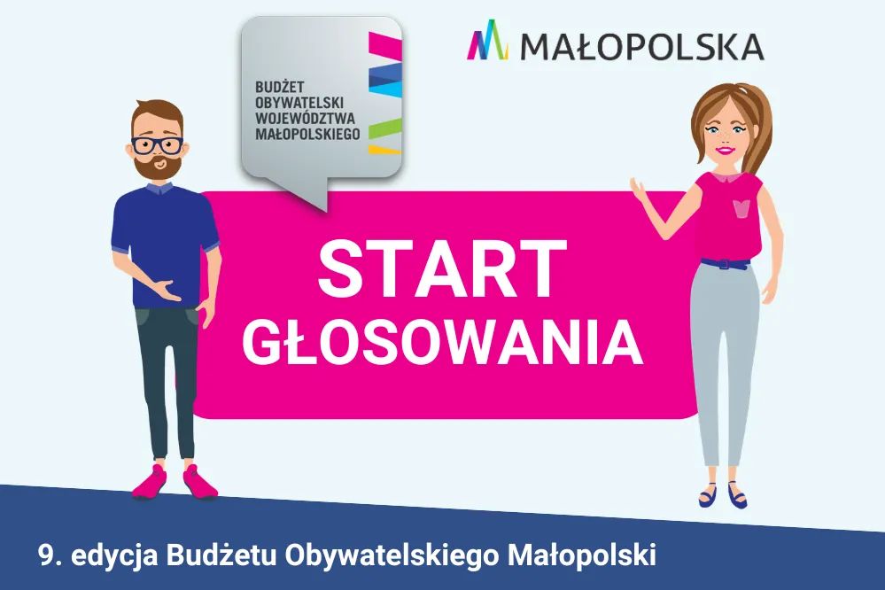START głosowania w Budżecie Obywatelskim Województwa Małopolskiego