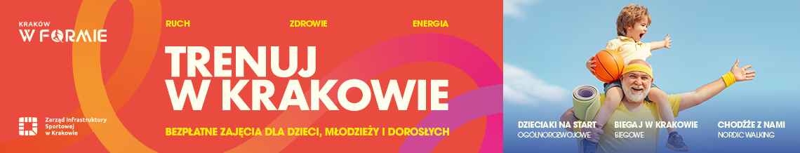 plakat trenuj w Krakowie